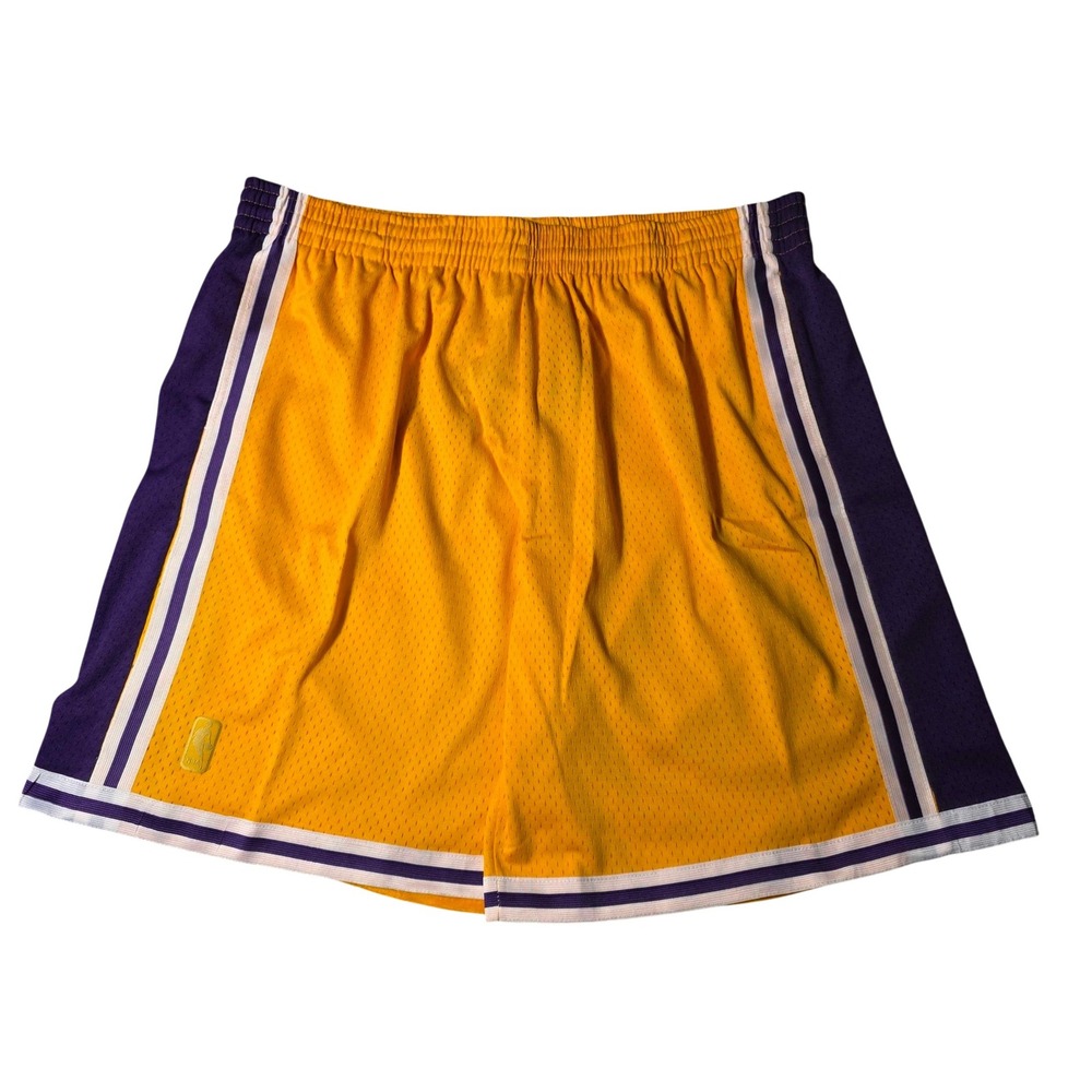Mitchell & Ness LA Lakers Swingman Hardwood Classics Shorts Gold Size‎ 3XB NWT